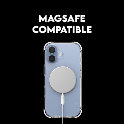 Husa MagSafe pentru Apple iPhone 17, PanzerGlass, Care Fashionable, Transparenta Alba