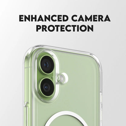 Husa MagSafe pentru Apple iPhone 17, PanzerGlass, Care Feature Kickstand, Transparenta