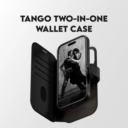 Husa MagSafe pentru Apple iPhone 17, PanzerGlass, Care Feature Tango Two-in-One, Neagra