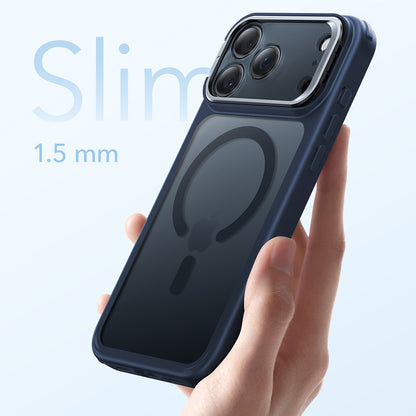 Husa MagSafe pentru Apple iPhone 17 Pro, ESR, Classic Hybrid Kickstand, Albastra Satinata