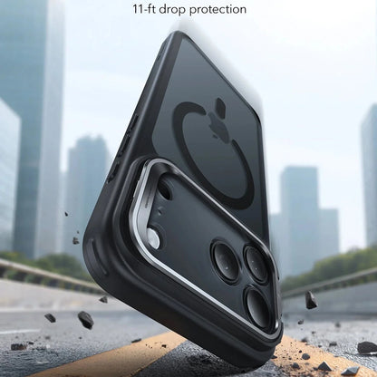 Husa MagSafe pentru Apple iPhone 17 Pro, ESR, Classic Hybrid Kickstand, Neagra Satinata