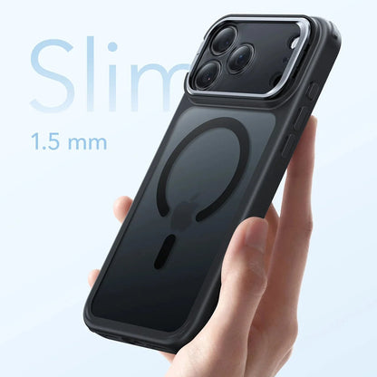 Husa MagSafe pentru Apple iPhone 17 Pro, ESR, Classic Hybrid Kickstand, Neagra Satinata