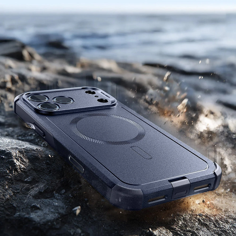 Husa MagSafe pentru Apple iPhone 17 Pro, ESR, Cyber, Albastra