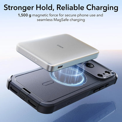 Husa MagSafe pentru Apple iPhone 17 Pro, ESR, Cyber, Neagra