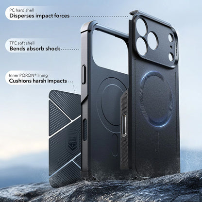 Husa MagSafe pentru Apple iPhone 17 Pro, ESR, Cyber, Neagra