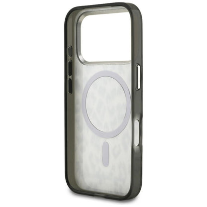Husa MagSafe pentru Apple iPhone 17 Pro, Karl Lagerfeld, IML Leopard Pattern, Maro