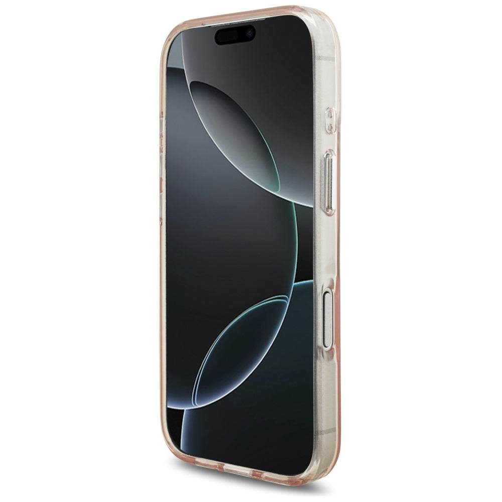 Husa MagSafe pentru Apple iPhone 17 Pro, Karl Lagerfeld, IML Logo RSG, Roz