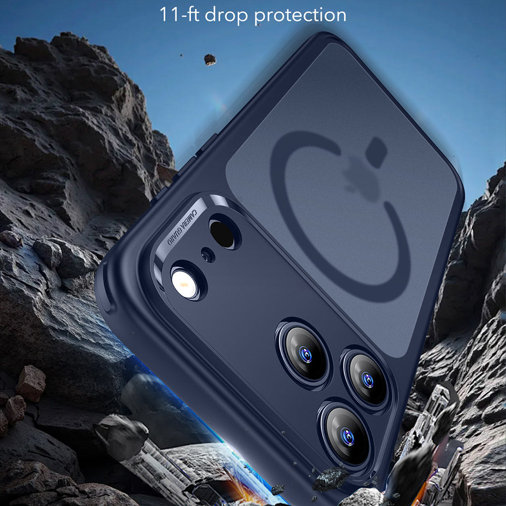 Husa MagSafe pentru Apple iPhone 17 Pro Max, ESR, Classic Hybrid, Albastra Satinata