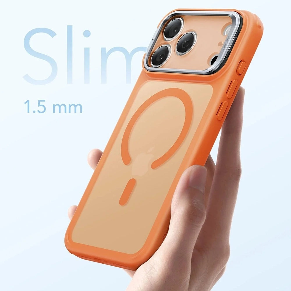 Husa MagSafe pentru Apple iPhone 17 Pro Max, ESR, Classic Hybrid Kickstand, Portocalie Satinata