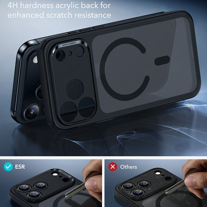 Husa MagSafe pentru Apple iPhone 17 Pro Max, ESR, Classic Hybrid, Neagra Satinata