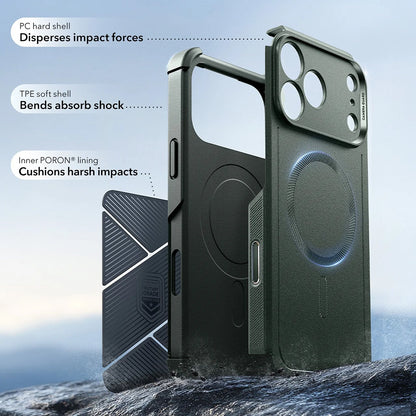 Husa MagSafe pentru Apple iPhone 17 Pro Max, ESR, Cyber, Verde