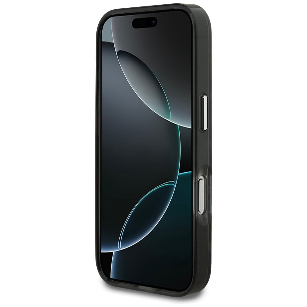 Husa MagSafe pentru Apple iPhone 17 Pro Max, Karl Lagerfeld, IML Choupette`s Head, Neagra