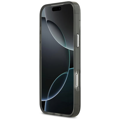 Husa MagSafe pentru Apple iPhone 17 Pro Max, Karl Lagerfeld, IML KL Monogram, Neagra