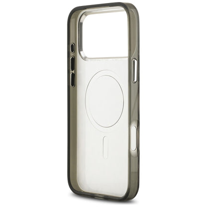 Husa MagSafe pentru Apple iPhone 17 Pro Max, Karl Lagerfeld, IML Leopard Pattern, Maro