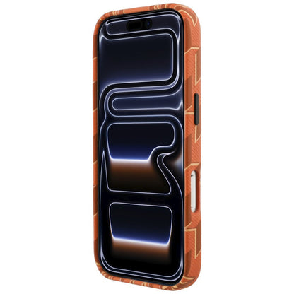 Husa MagSafe pentru Apple iPhone 17 Pro Max, Karl Lagerfeld, KL Monogram Logo, Portocalie