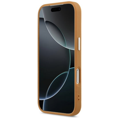 Husa MagSafe pentru Apple iPhone 17 Pro Max, Karl Lagerfeld, Point & Metal Logo, Maro