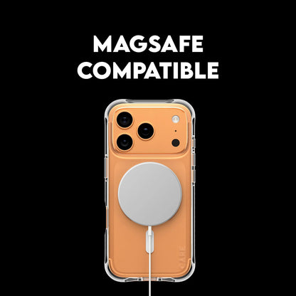Husa MagSafe pentru Apple iPhone 17 Pro Max, PanzerGlass, Care Fashionable, Transparenta Alba