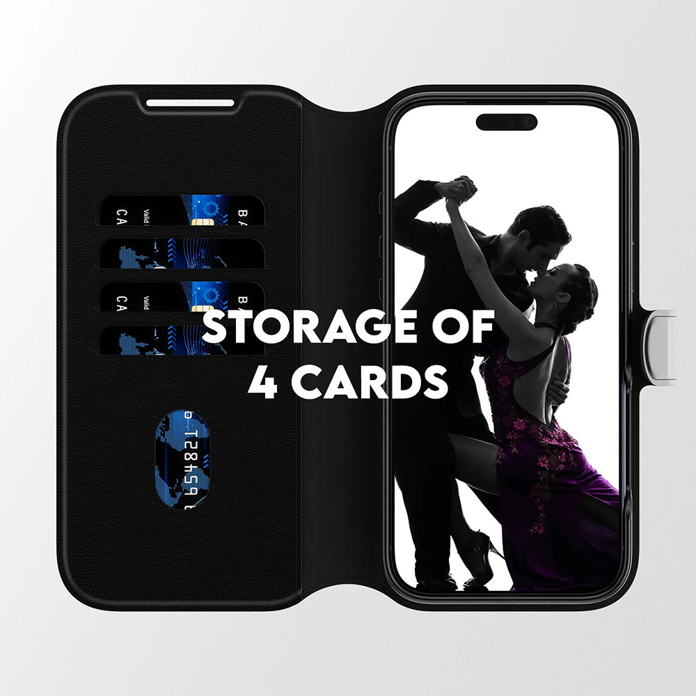 Husa MagSafe pentru Apple iPhone 17 Pro Max, PanzerGlass, Care Feature Tango Two-in-One, Neagra