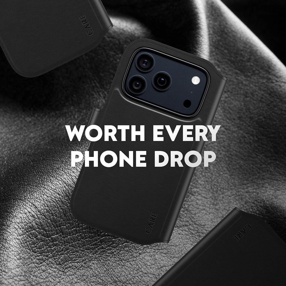 Husa MagSafe pentru Apple iPhone 17 Pro Max, PanzerGlass, Care Feature Tango Two-in-One, Neagra