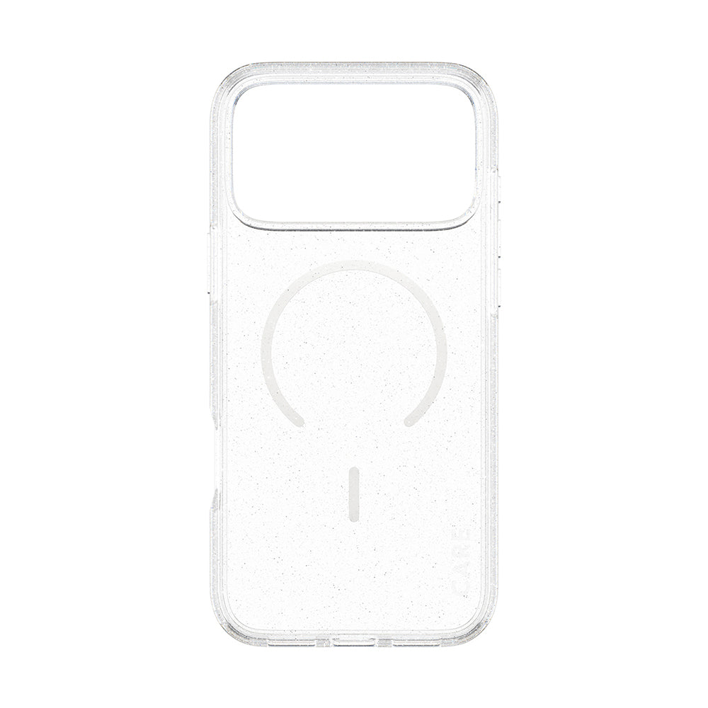 Husa MagSafe pentru Apple iPhone 17 Pro Max, PanzerGlass, Care Urban Explorer Star Lit, Transparenta Alba