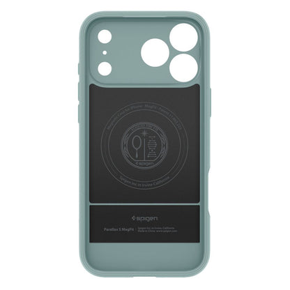 Husa MagSafe pentru Apple iPhone 17 Pro Max, Spigen, Caseology Parallax S, Verde ACS09912