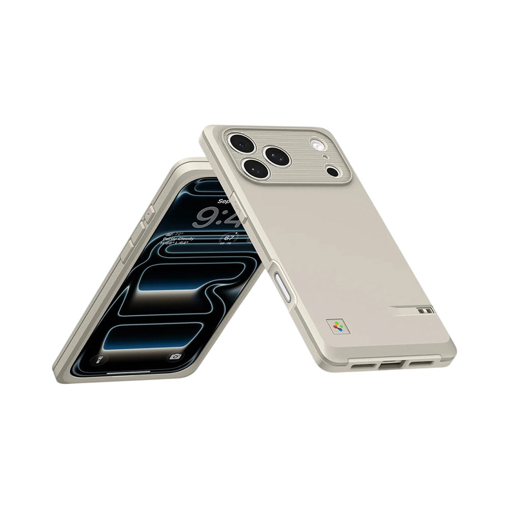 Husa MagSafe pentru Apple iPhone 17 Pro Max, Spigen, Classic LS, Crem ACS10478