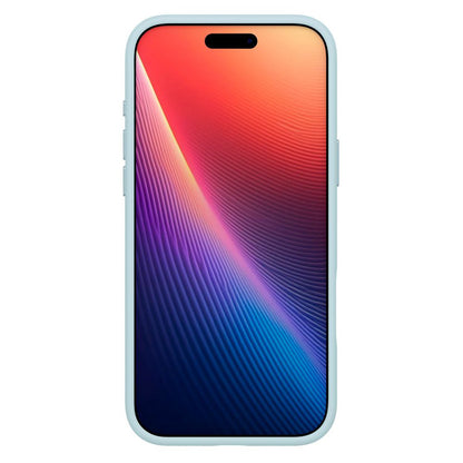 Husa MagSafe pentru Apple iPhone 17 Pro Max, Spigen, Silicone Fit, Bleu