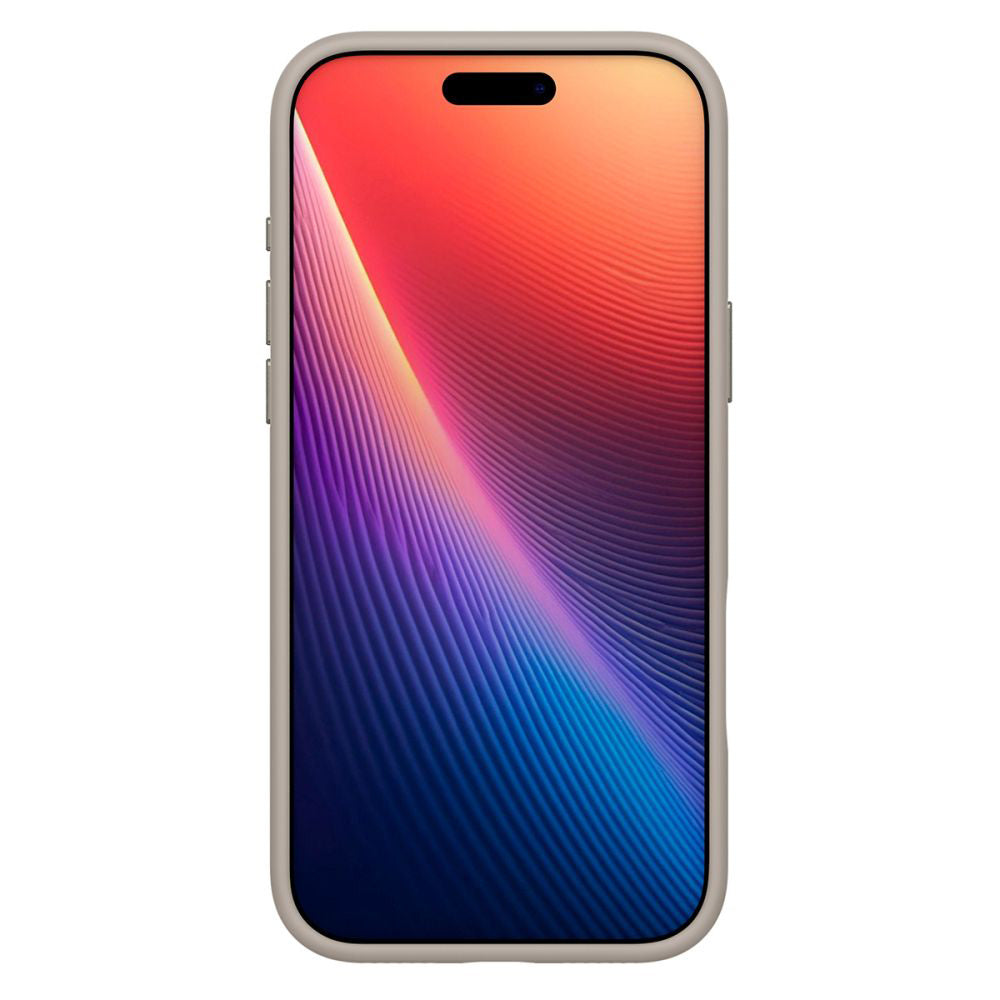 Husa MagSafe pentru Apple iPhone 17 Pro Max, Spigen, Silicone Fit, Crem