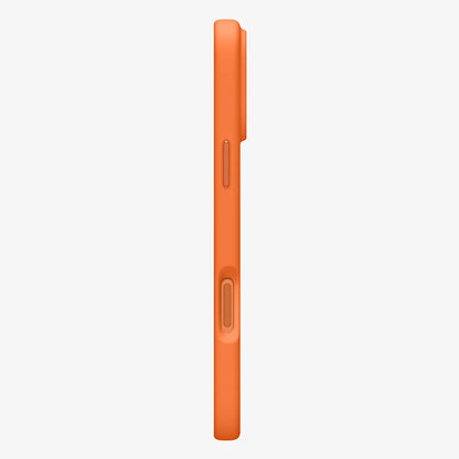 Husa MagSafe pentru Apple iPhone 17 Pro Max, Spigen, Silicone Fit, Portocalie ACS11378