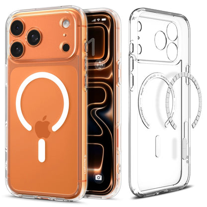 Husa MagSafe pentru Apple iPhone 17 Pro Max, Spigen, Ultra Hybrid, Alba ACS10282