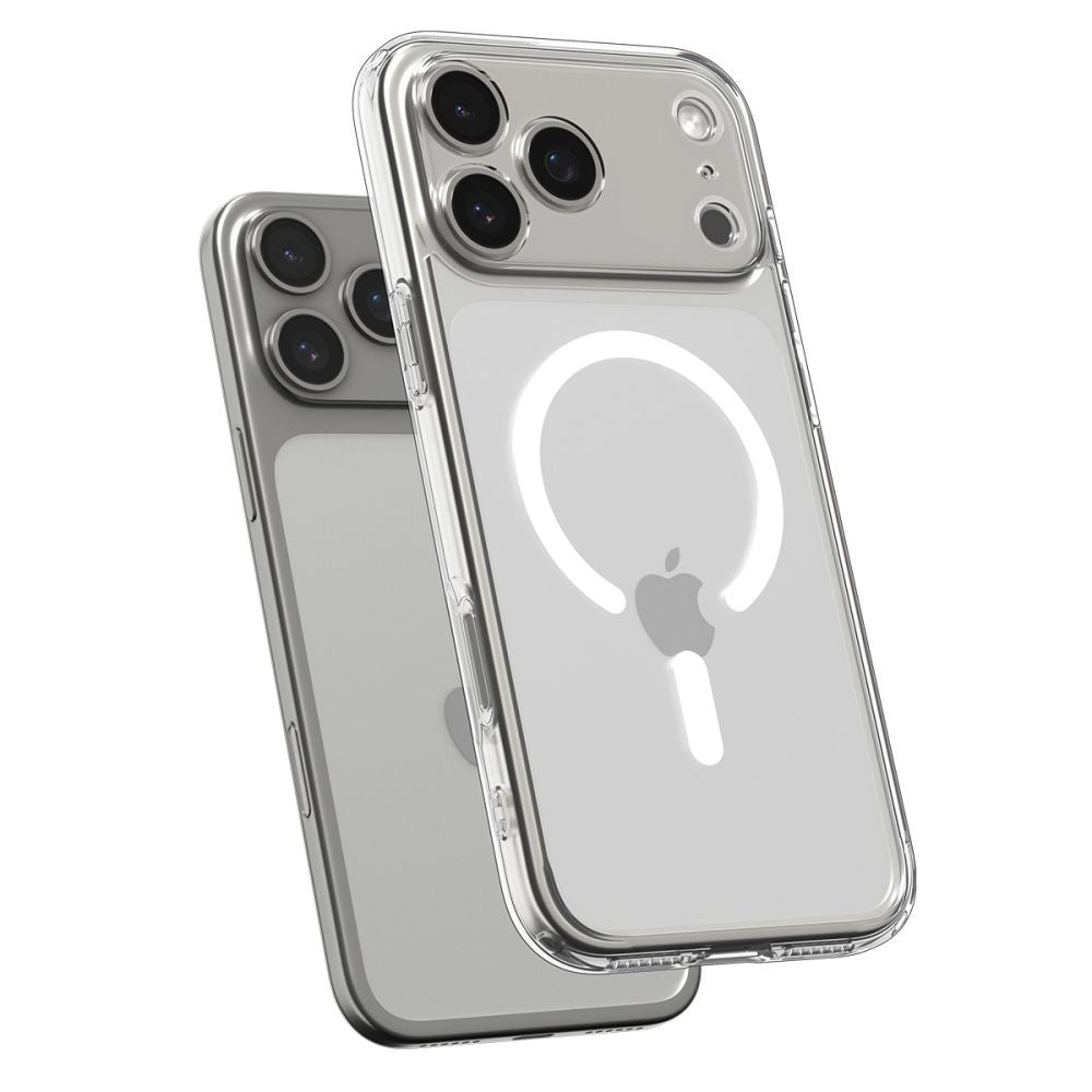 Husa MagSafe pentru Apple iPhone 17 Pro Max, Spigen, Ultra Hybrid, Alba ACS10282