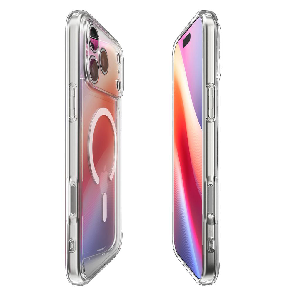 Husa MagSafe pentru Apple iPhone 17 Pro Max, Spigen, Ultra Hybrid, Alba ACS10282
