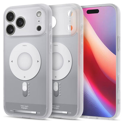 Husa MagSafe pentru Apple iPhone 17 Pro Max, Spigen, Ultra Hybrid Classic, Argintie