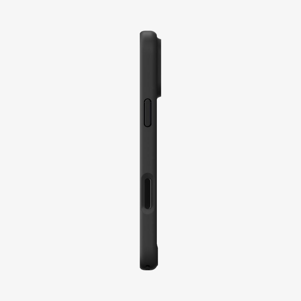 Husa MagSafe pentru Apple iPhone 17 Pro Max, Spigen, Ultra Hybrid, Neagra Portocalie Satinata