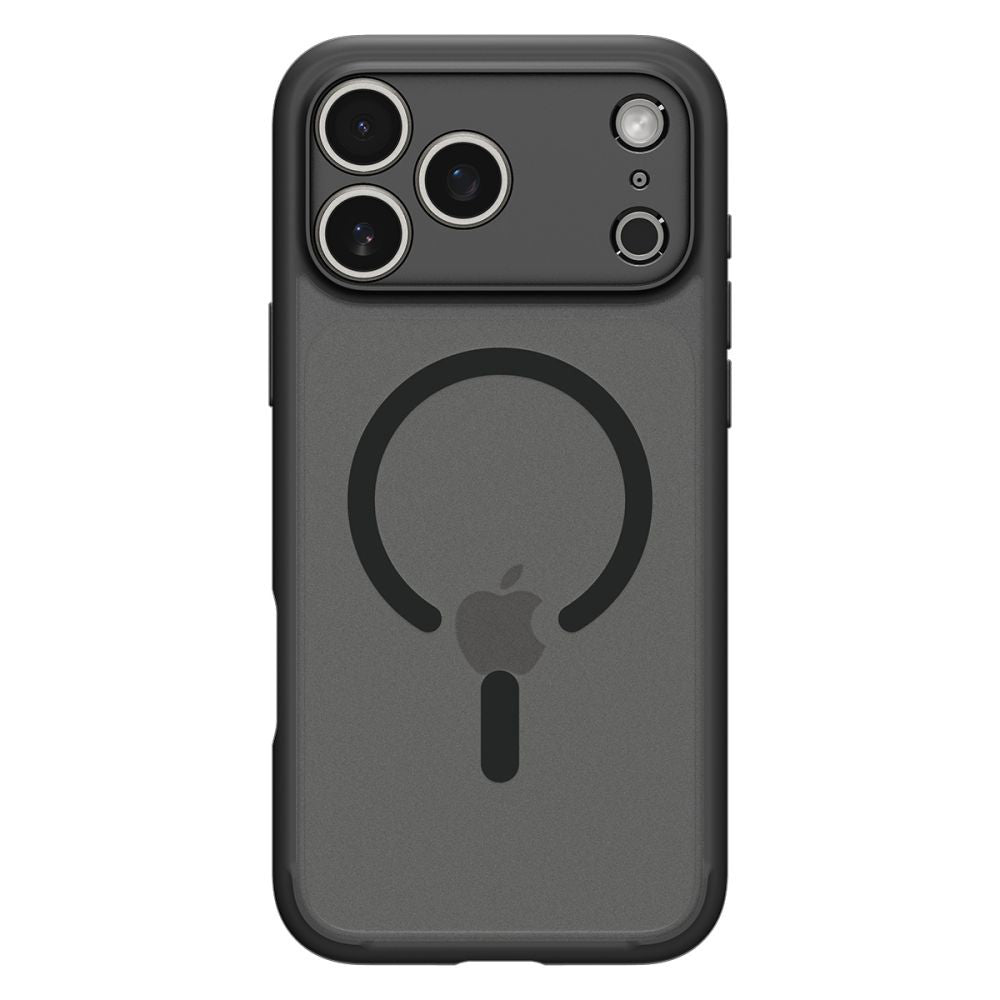 Husa MagSafe pentru Apple iPhone 17 Pro Max, Spigen, Ultra Hybrid, Neagra Satinata ACS10285