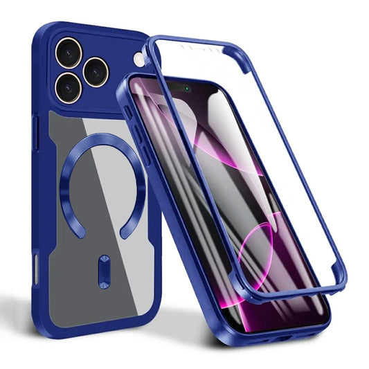Husa MagSafe pentru Apple iPhone 17 Pro Max, Techsuit, ColorVerse 360, Albastra