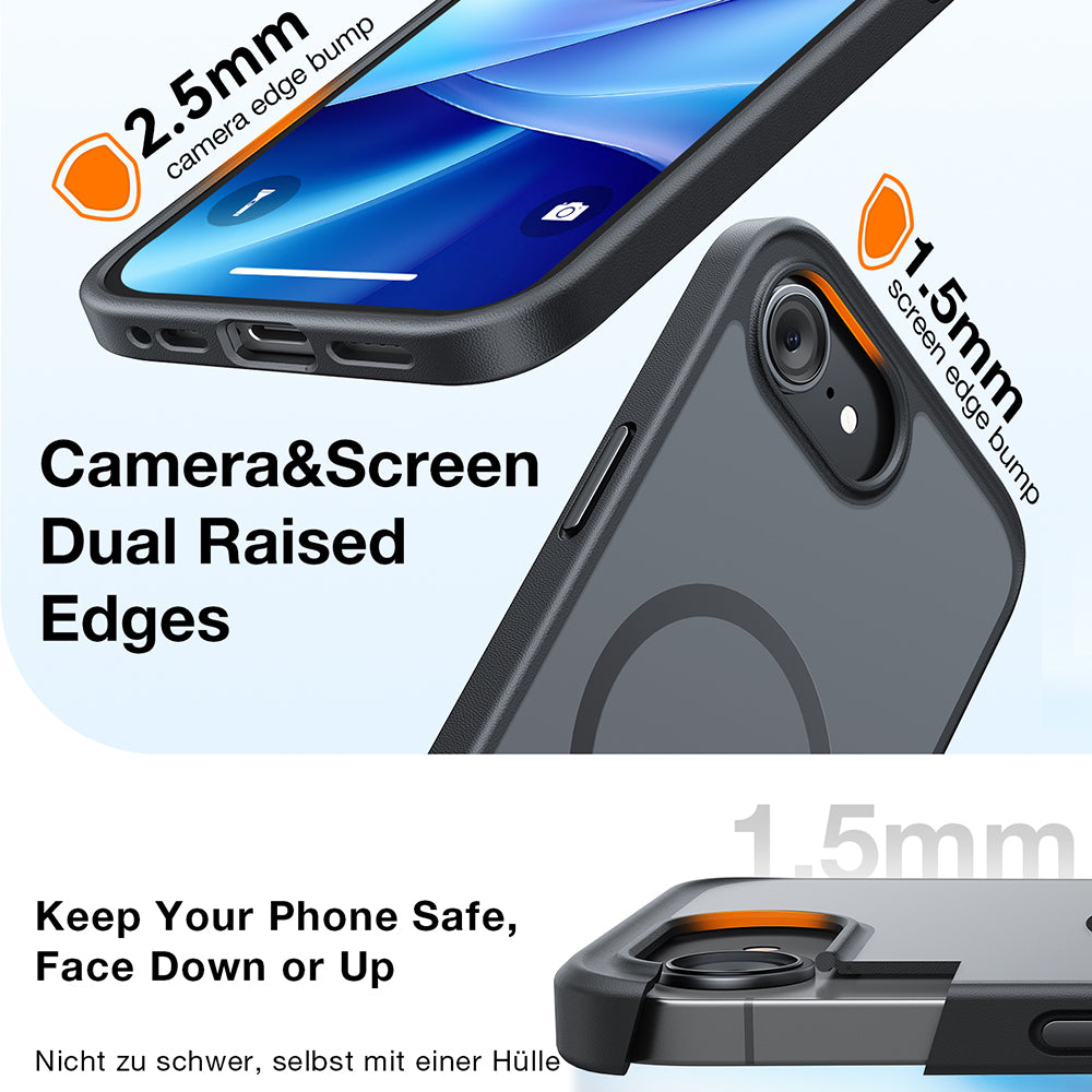 Husa MagSafe pentru Apple iPhone 17 Pro Max, Torras, Guardian, Portocalie