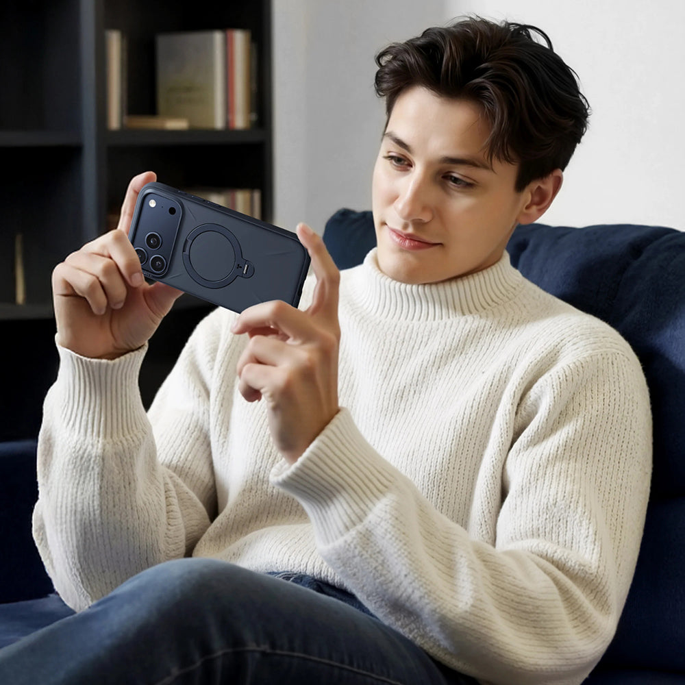 Husa MagSafe pentru Apple iPhone 17 Pro Max, Torras, QPRO Silicone, Aurie