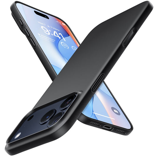 Husa MagSafe pentru Apple iPhone 17 Pro Max, Torras, SlimFit, Neagra