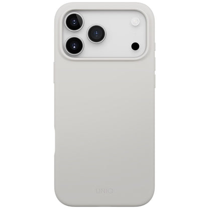 Husa MagSafe pentru Apple iPhone 17 Pro Max, UNIQ, Lino MagClick, Gri