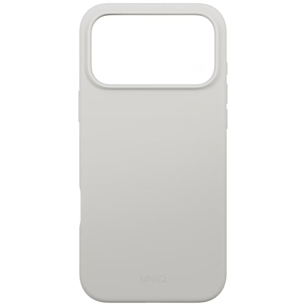 Husa MagSafe pentru Apple iPhone 17 Pro Max, UNIQ, Lino MagClick, Gri