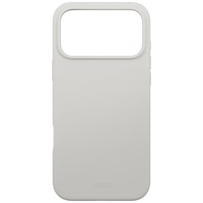 Husa MagSafe pentru Apple iPhone 17 Pro Max, UNIQ, Lino MagClick, Gri