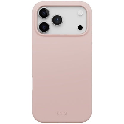 Husa MagSafe pentru Apple iPhone 17 Pro Max, UNIQ, Lino MagClick, Roz