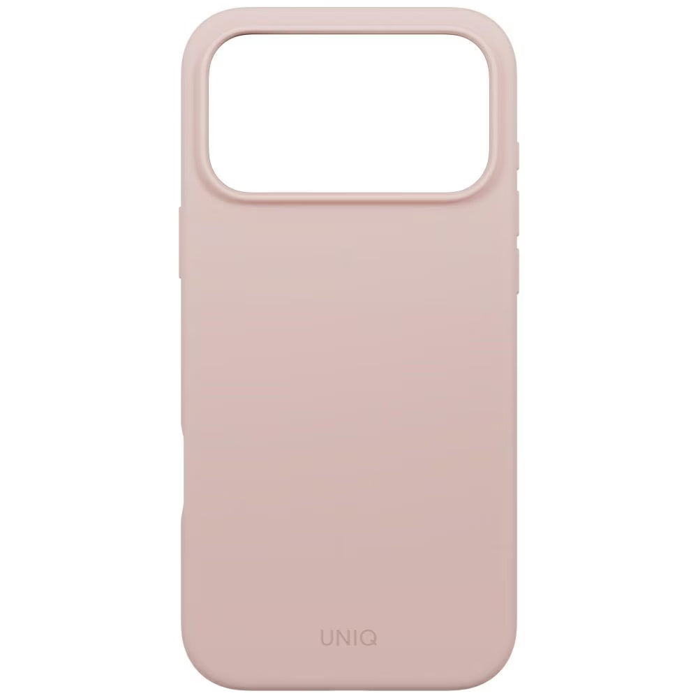 Husa MagSafe pentru Apple iPhone 17 Pro Max, UNIQ, Lino MagClick, Roz