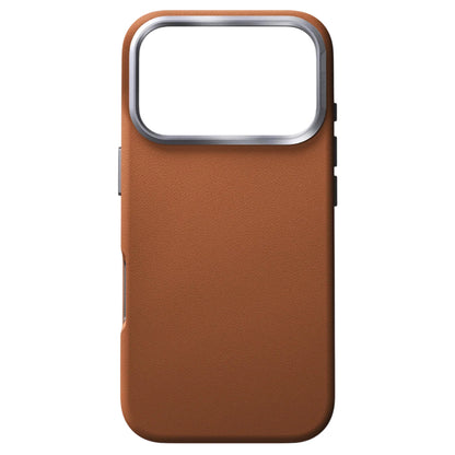 Husa MagSafe pentru Apple iPhone 17 Pro Max, UNIQ, Lyden Leatherette, Maro