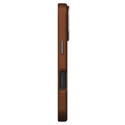 Husa MagSafe pentru Apple iPhone 17 Pro Max, UNIQ, Lyden Leatherette, Maro