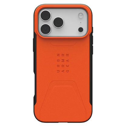 Husa MagSafe pentru Apple iPhone 17 Pro Max, Urban Armor Gear, Civilian LT, Portocalie