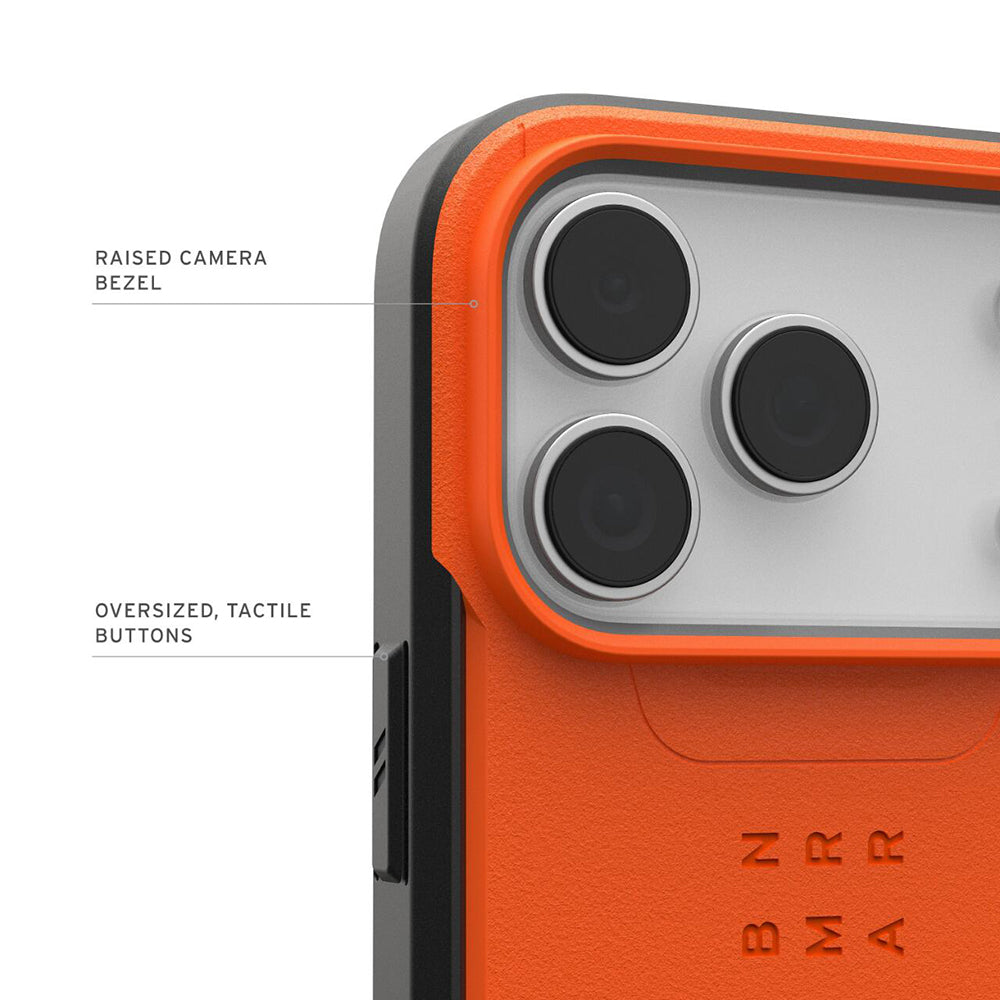 Husa MagSafe pentru Apple iPhone 17 Pro Max, Urban Armor Gear, Civilian LT, Portocalie