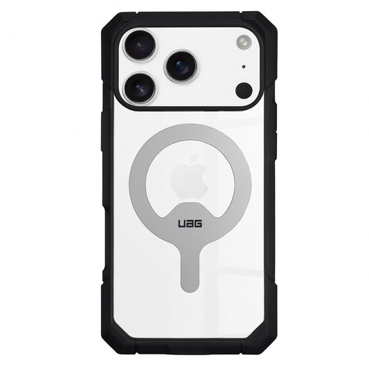 Husa MagSafe pentru Apple iPhone 17 Pro Max, Urban Armor Gear, Trooper, Gri Transparenta