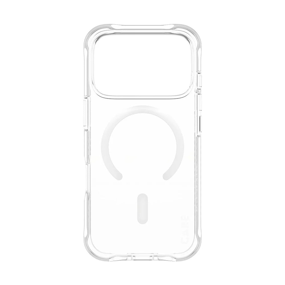 Husa MagSafe pentru Apple iPhone 17 Pro, PanzerGlass, Care Fashionable, Transparenta Alba